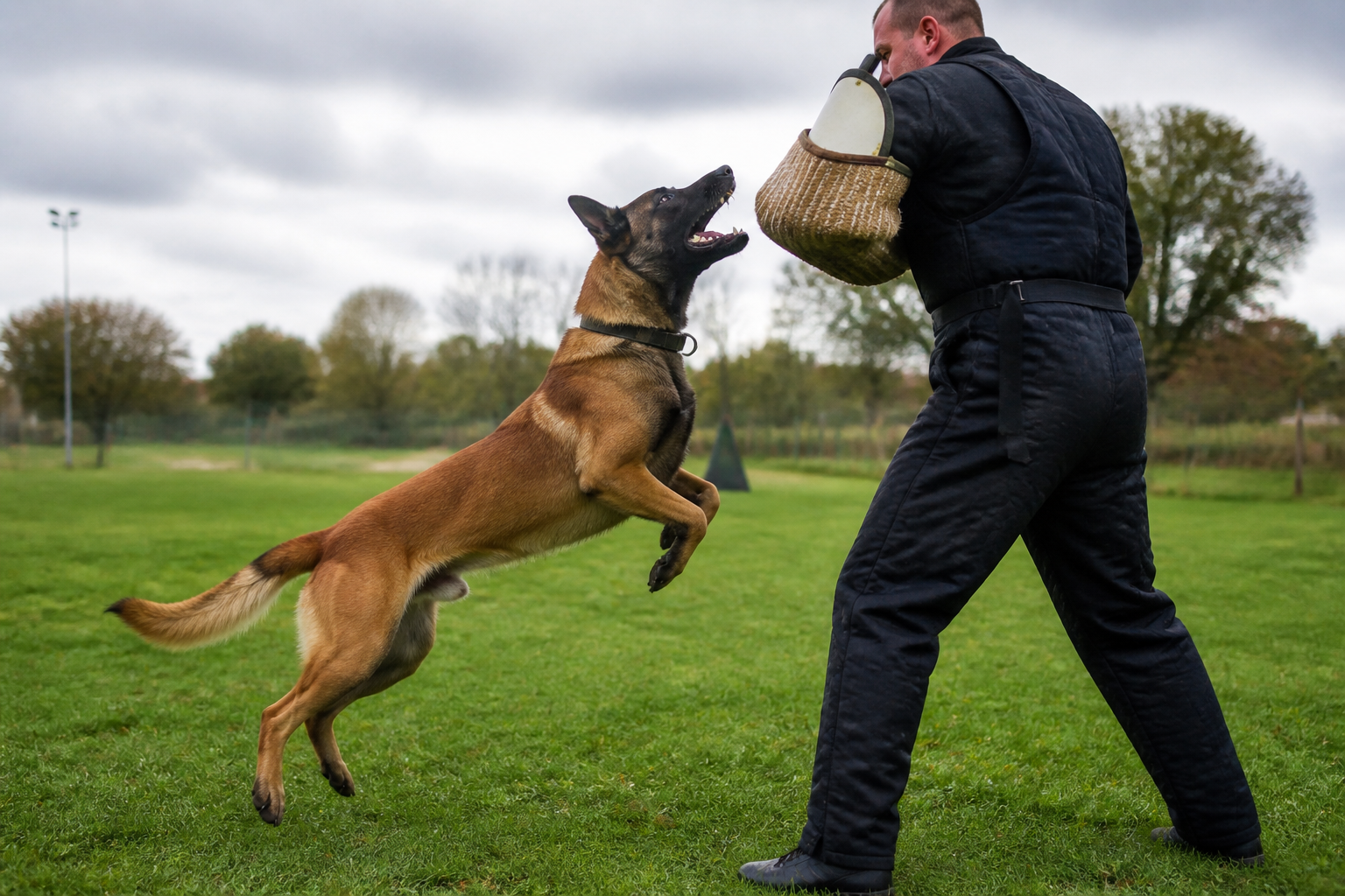 Belgische malinois werkhondentraining sporten